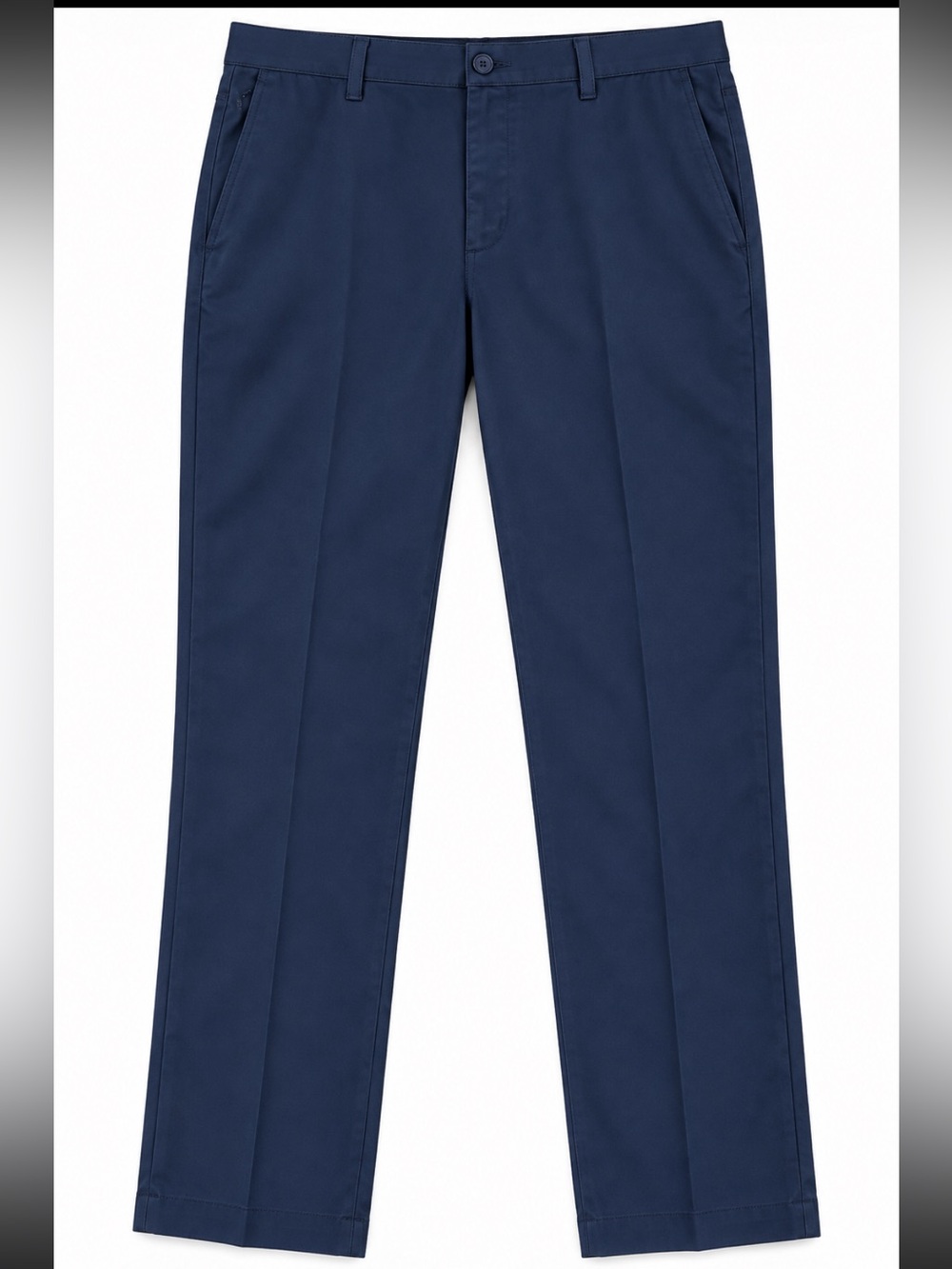 Tommy Bahama Island Zone Performance Flat Front Pants 38x30 Navy Blue